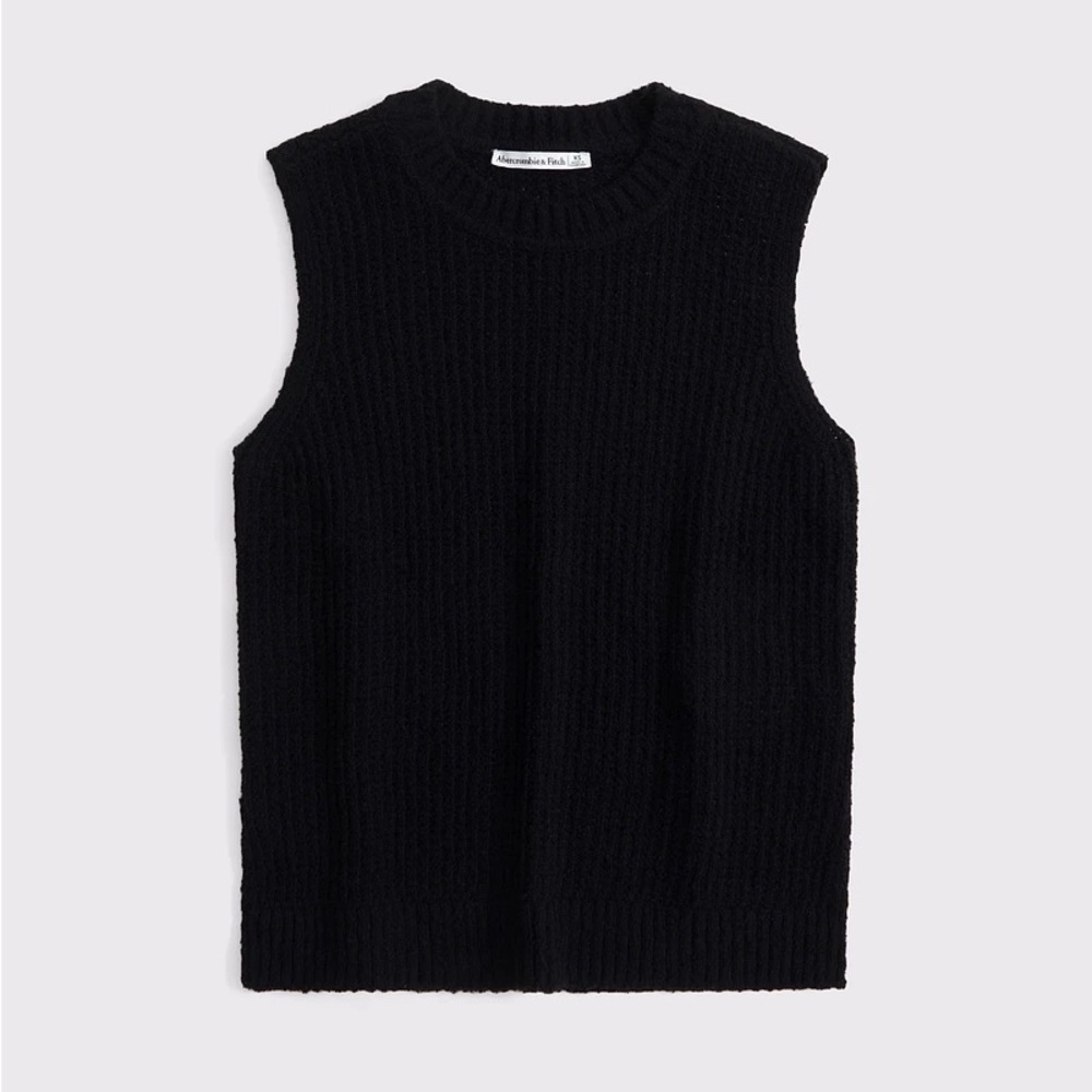 NWT Abercrombie Textural Crew Sweater Shell Tank